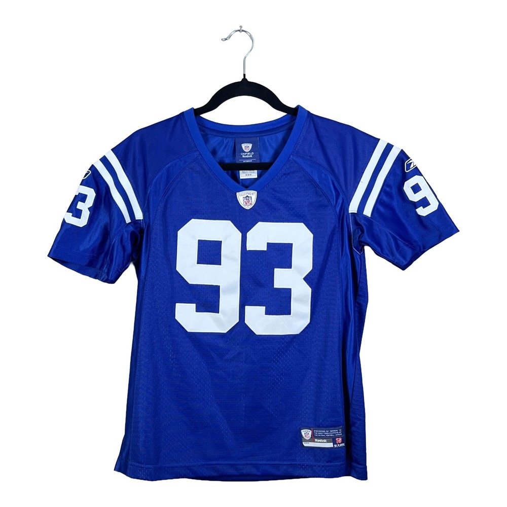 Reebok Indianapolis Colts Jersey 2000s Women's Medium Dwight Freeney Blokecore
